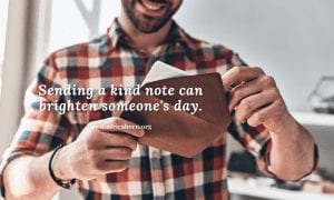 Sending a kind note